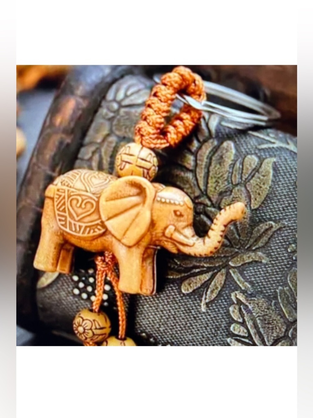 Pack of 2 -New Lucky Elephant Keychain/Purse Charm